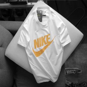 Áo thun nam cổ tròn Nike cao cấp màu trắng
